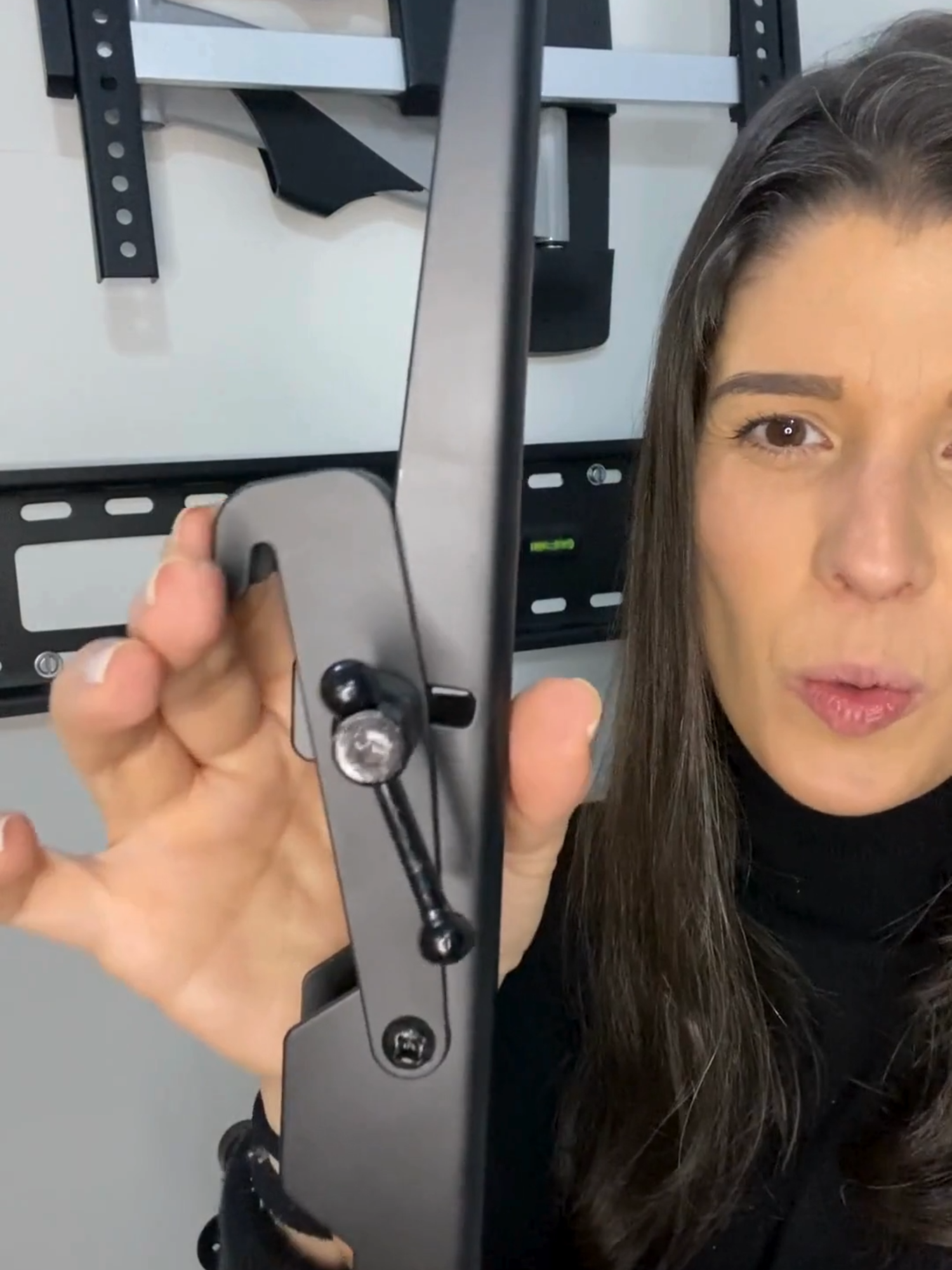 suporte de tv inclinavel para tvs gigantes marca fixatek FT-84up