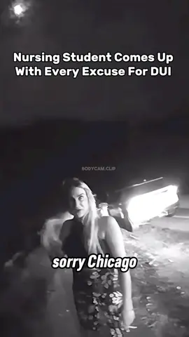 A Nursing Student was pulled over and questioned why the police were even worried about her. #bodycamera #copcam #duiarrest #fypツ 