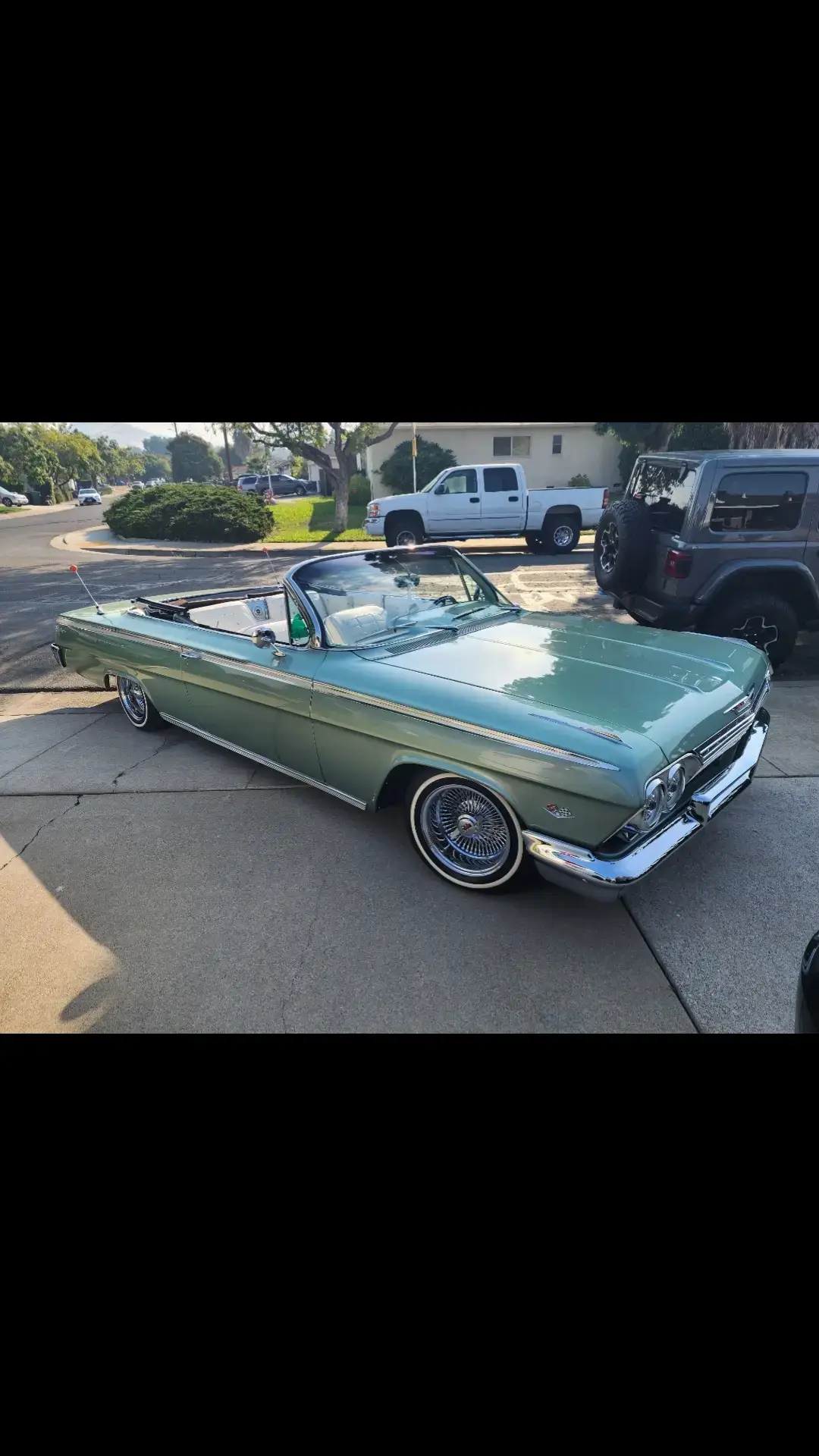#1962impala #ss #lowrider #seafoamgreen #slowandeasy 