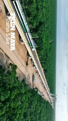 El Tramo 5 Sur  es un hecho. Logramos documentar el avance de esta magna obra. #trenmaya #Amlo #tramo5 #avancesdeobra #quintanaroo #garradejaguar #puente #puenteatirantado #foryoupage #fyp #rivieramaya #grupoindi 