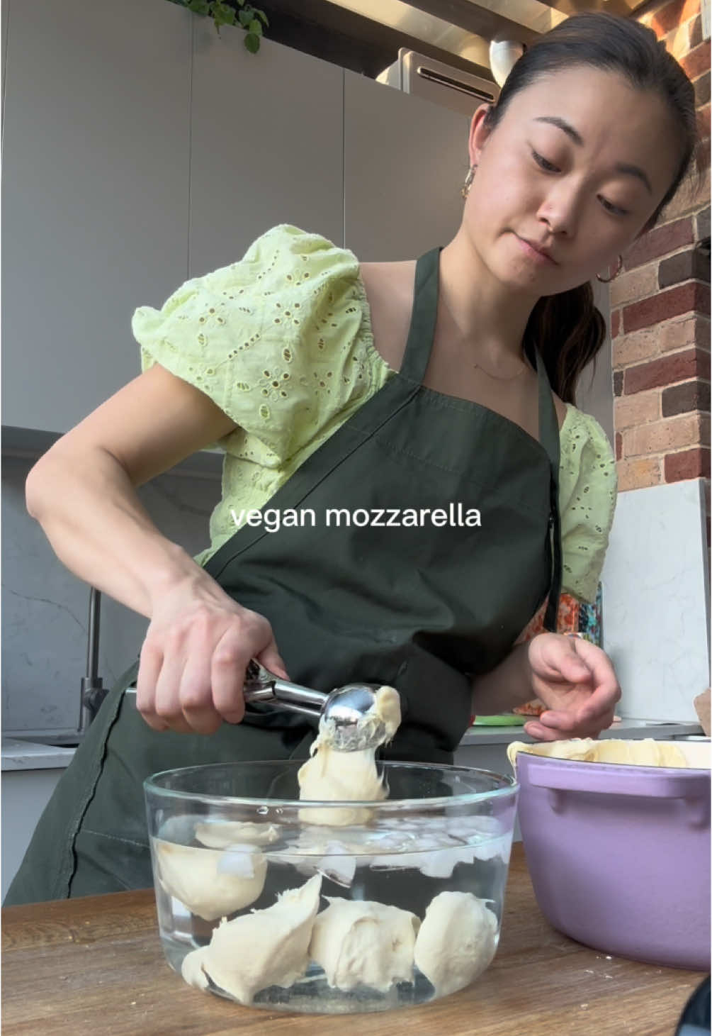 vegan mozzarella  1 cup Greek style soy yogurt 1 cup soaked cashews  2 tsp salt 4-6 tbsp nutritional yeast 2 tbsp tapioca starch 1 tbsp agar 1/2 cup water 1 tsp miso paste 2 tsp dijon mustard Juice of 1 lemon  #cheese 