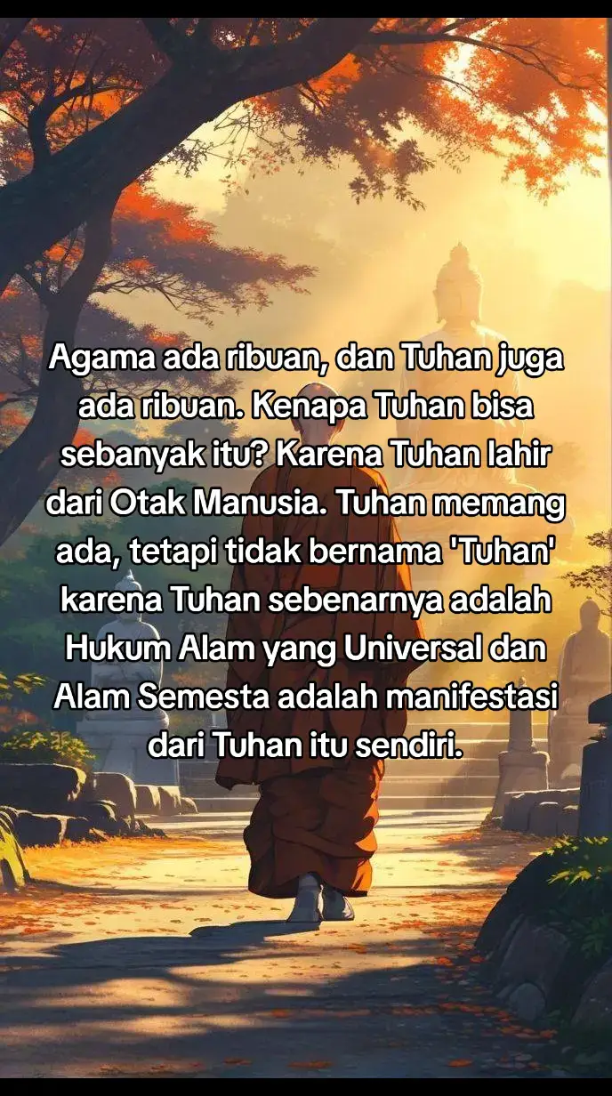 Tuhan adalah Alam Semesta, Tuhan adalah Hukum Alam. Tuhan tidak berwujud rupa. #buddha #dharma #sangha #kebenaran #tuhan #hukumalam