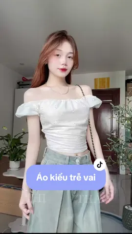 Gợi ý áo kiểu trễ vai xinh xỉu cho các nàng #fyp #viral #outfit #aohottrend #review #xuhuong 
