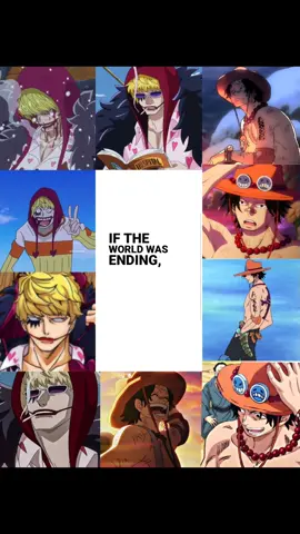 los dos hombres que amo estan 💀 #onepiece #onepieceedit #anime #ace #portgasdace #corazon #rosinantecorazon #ladygaga