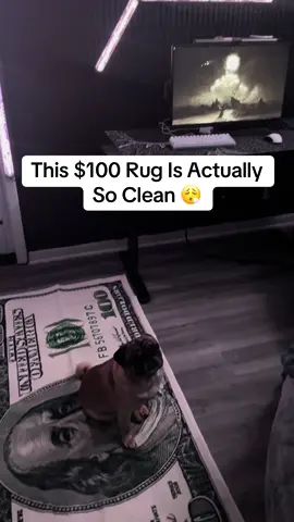 And its actually soft! #rug #carpet #100rug #moneyrug #rugtok #TikTokShop #tiktokmademebuyit #viraltiktokshop #tiktokshopsale #room #roomdecor #roommakeover #setup #setupgaming 