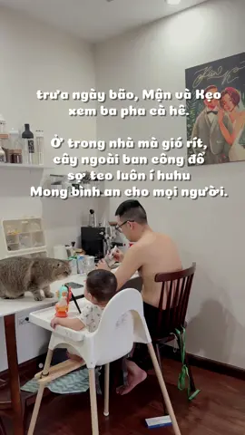 Mình ở Hà Nội mà còn sợ quá chứ nói gì ở trong tâm bão. Mọi người ở nhà cẩn thận đừng chủ quan nhé. Hy vọng bình an cho tất cả mọi người.  #mevabe #mebimsua #baoyagi 