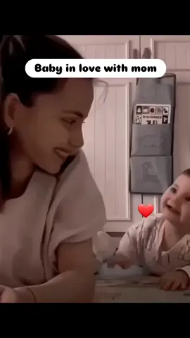 Baby in love with mom 🥰🥰🥰😍😍😍 #bestlove #babyslove #motherslove #bestfeeling #Love #smile #baby #toddler