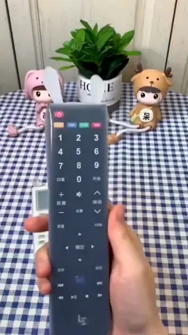 Silicone Remote Control Cover Rabbit Ear Silicone Dustproof Sleeve Air-conditioned TV Remote Control Cover Protective Cover