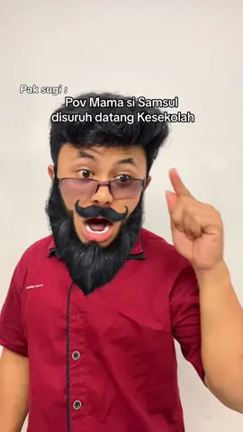 Ketika mama sisamsul disuruh datang kesekolah endingnya bikin kena mental  #ardikatamps 