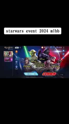 Got my first starwars skin collab #fyp #foryou #mobilelegends 