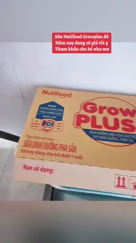 Sữa Nutifood Growplus đỏ chính hãng cho bé. Hôm nay đang có giá tốt nên mọi người tham khảo nha #sữa #nutifoodgrowplus #growplusdo #reviewbimsua #xuhuong 