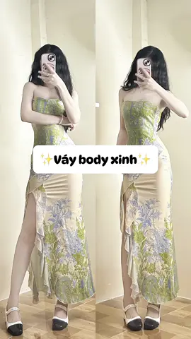 Xinh xỉuuu#reviewquanao #vaybody #vaydep #vaydangdai #goclamdep #outfit #xuhuong #viral 