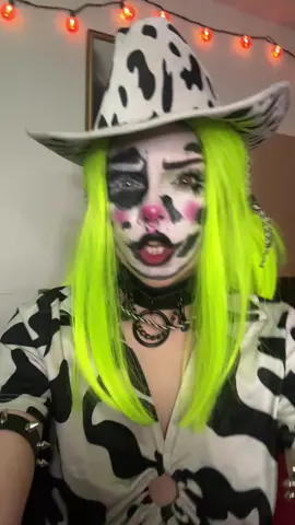 For you and for you only 😁 #clown #clownmakeup #clowncowgirl #fyp 
