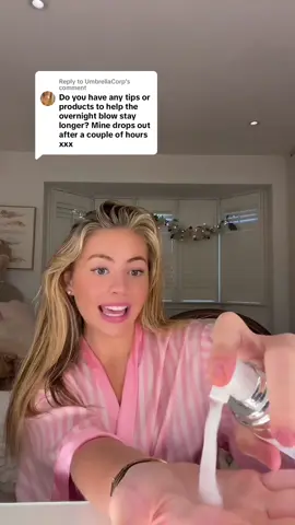 Replying to @UmbrellaCorp Overnight blowdry routine 🤍 @GREAT JIE FASHION #overnightblowout #overnightcurls #beautyroutine #beautyhacks #fypage #routine 