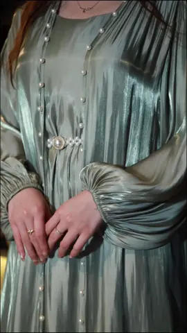 💚vki💚gorgeous silky abaya #abaya #abayastyle #outfit #abayafashion #abayagirls #modestfashion #elegant #dress #hijab #caftan #robe #fashion #fyp #eidmubarak #eid #eidoutfit #muslim #fashionoutfit #tiktok #abayadubai 