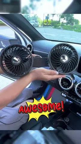 The best adjustable car backseat fan 👌 #backseat #carfan #Summer #fyp #LearnOnTikTok 