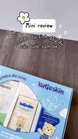 Combo dự sinh cho các mẹ sắp sinh rồng con nhé. Một set bao gồm 1 Nước tắm gội thảo dược, 1 kem bôi mẩn ngứa - hăm và 1 kem dưỡng ẩm mềm da #kutieskin #combodusinhkutieskin #lammelandau❤️