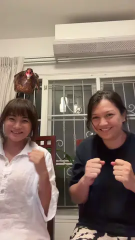 အမွှေ နှစ်ယောက်🤭 ကြက်တောင်မူးတယ်😂#Thetmonmyint  @Khin Lay Nwe 