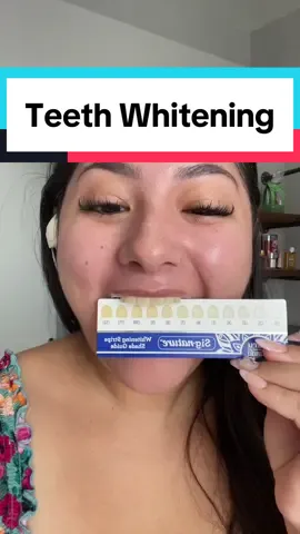 Teeth whitening with Guru nanda teeth whitening strips. These are great for sensitive teeth and affordable #TeethWhining #TeethWhiteningStrips #OralCare #WhiteningTeeth 