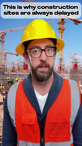 This is why construction sites are always delayed #adamrose #construction #engineering #workers 