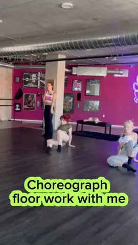Choreo the floor section with me! #guess 💚