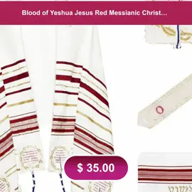 ✨ Wrap yourself in faith and tradition with our stunning Blood of Yeshua Jesus Red Messianic Christian Prayer Shawl & Yeshua Tallit Bag, now only $35! 🌟 Elevate your prayer experience and embrace the beauty of your spiritual journey. Perfect for worship, prayer, or as a meaningful gift! 🙏❤️ #FaithInAction #MessianicJew #PrayerShawl #Yeshua #SpiritualJourney #ChristianJewelry #TallitBag #WorshipWear #Blessed #DivineConnection Shop Now https://ce1338-43.myshopify.com/products/blood-of-yeshua-jesus-red-messianic-christian-prayer-shawl-yeshua-tallit-bag