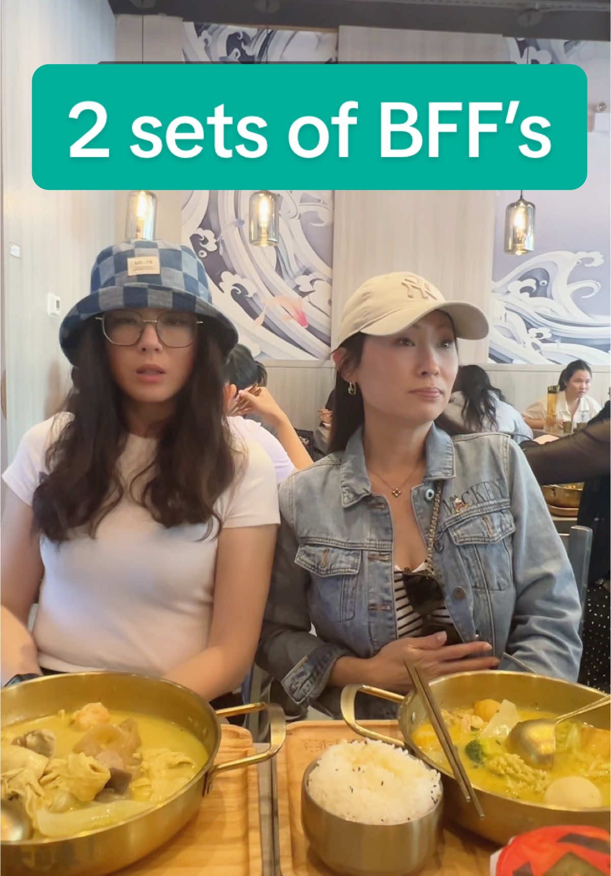 Fun fact, our husbands are BFF’s from college and they were the ones who introduced @Linda Yu Qian and I.. and we quickly became BFF’s too! #bffs #doubledate #doubledatewithmybestie #bestfriend @Big Way Hot Pot大味 