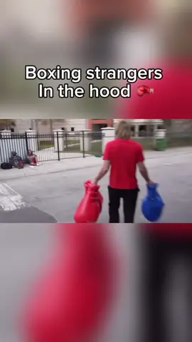 Boxing in the hood😳😳 #funny #fyp