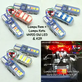 Lampu Rem + Lampu Kota Vario Old LED Vario KZR Bohlam dan Vario 110 Karbu Warna RGB 2 Mode Soket Colok T10 ( 3 biji Khusus Vario 2 Lampu Rem + 1 Lampu Kota ) #lampuremrunning #stoprunning #lampuremmotor #fyp #stoprunning #lampumotor #lampubelakang #senrunning #promoguncang99 