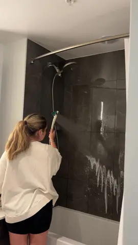 I don’t know why I didn’t do this sooner! The link to the Moen Verso Combination Shower Head With Infiniti Dial is in my bio for your rental friendly shower upgrade 🚿 #moenrenters2024 #ad #showertok  @Moen 