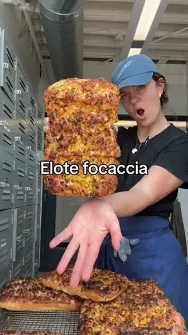 One last ode to summer #focaccia #focacciabread #focacciarecipe #elote #corn #baking #breadtok 