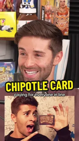 Jake miller got the endless chipotle card and could get as many burritos as he wanted for an entire YEAR! @Jake Miller #chipotle #jakemiller #fastfood #burrito 