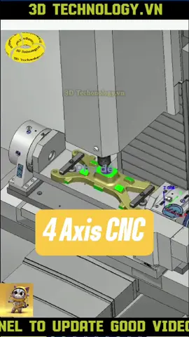 4 Asix CNC #Automation #congnghe #chetaomay #thietke #xuhuong #3d #2d #viral #typ 