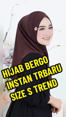 Hijab Bergo Instan #terbaru #trend #hijab #sound 