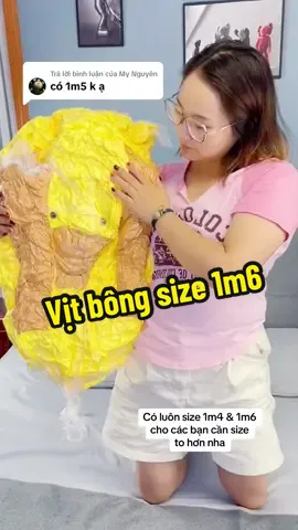 Trả lời @My Nguyễn Có chứ, tận 1m4 và 1m6 cho bạn chọn nè #gaubong #quatang #quatangbangai 
