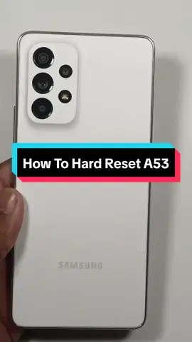 How To Hard Reset Samsung Galaxy A53 5G Without PC Password Unlock  Pattern Unlock  Android 14  #fyp #foryou #allphones #samsunggalaxy #Reset #passwordunlock #hardreset #garmny🇩🇪❤ #foryoupage 