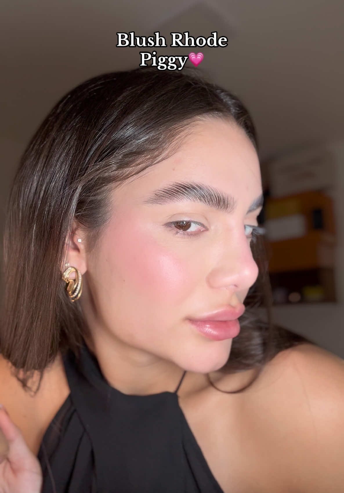 Blush Rhode cor Piggy 🐽💗 #rhode #piggy #sephora #makeup #viral #fypシ 