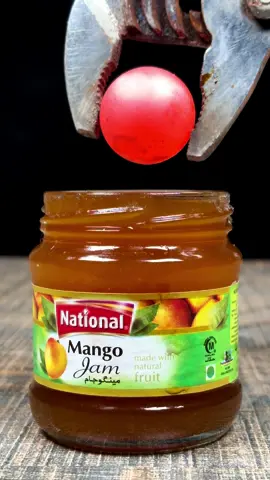 1000 ℃ Red Hot Metal Ball vs Mango Jam 🥭😱😱#hotmetalball #satsifying #asmr #experiment #science #rhcb #foryou #mango #jam 