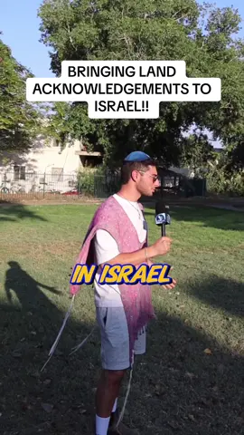 In Canada we acknowledge the indigenous population… so why don’t we do that here in homeland?  ACKNOWLEDGE THE LAND!! #jewish #jews #fyp #israel #amisraelchai #ישראל #צהל #עםישראלחי #jewtok #jewishtiktok #yeshiva #chabad #rebbe 