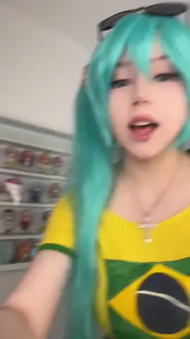 heh 🇧🇷🇧🇷 #hatsunemikucosplay #brazilmiku #hatsunemiku #vocaloid #vocaloidcosplay 