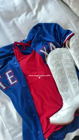 ⚾️💙♥️🤍⚾️ #OOTD #gameoutfit #texasrangers #texaslive #jerseyoutfit 