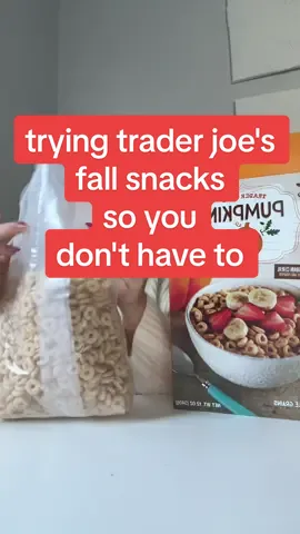 why do pumpkin and maple flavored snacks almost always give candle vibes?  #traderjoes #traderjoesfoodreviews #traderjoeshaul 