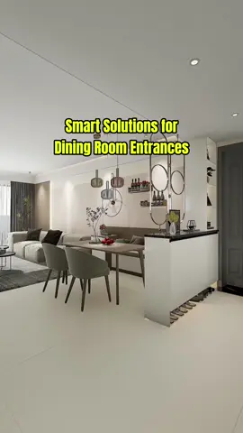 Transform your entire entrance into a cozy and functional dining area! #entrancedecor #diningroom #livingroom #Home #homedecor #interiordesign 