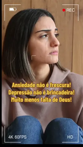 Não é falta de Deus! #ansiedade #tag #depressao #sintomasdeansiedade #motivacional #domingo #Deus #vouvencer 