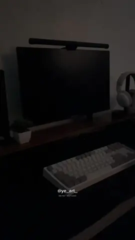 A must-have for your desk setup! This Xiaomi monitor light bar is a great purchase, provides eye comfort and decreases eye strain. #xiaomi #mi #lightbar #desksetup #computer #pcsetup #fyp #deskaccessories 