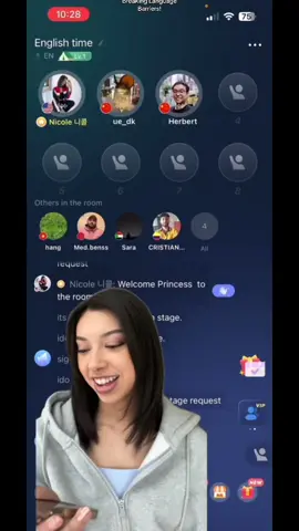 Chatting in a Voiceroom on HelloTalk is a game changer! 🌍🎙️ Practicing English with a voiceroom friend is so much fun—no face needed, just great conversation. Plus, HelloTalk connects us with people from all around the world, making language practice exciting and diverse👍  #LanguageLearning #Voiceroom #EnglishPractice #GlobalConnections #NoPressure #FunLearning #SpeakFreely #HelloTalk 