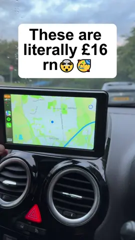 7 inch portable car player, perfect for van or camper. Makes my travel match easier. You can even watch movies on it or answer your call  #cargadgets #carplayer #satnav #camper #travel #payday 