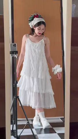 งานจริงน่ารักมาก ตรงปกตามรูปเป๊ะ เนื้อผ้าใส่สบาย ใส่แล้วดูหวานมาก เดรสยาวสายเดี่ยวลูกไม้ระบาย 3 ชั้น ชอบที่สุด ✨🌻🎀 #เดรสน่ารักๆ #เดรสสวยๆ #เดรสสีขาว #เดรสลุคคุณหนู #เดรสยาว #เดรสยาวสวยๆชิลล์ๆ #เดรสสายเดี่ยว #tiktokshop99วันไลฟ์แห่งชาติ 