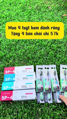Mua 4 kem đánh răng tặng 4 bàn chải chỉ 57k#emkieutaphoa #yayashi #banchaidanhrang #kemdanhrangyayashi 