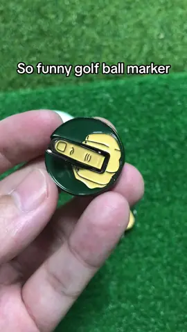 This golf ball marker is so interesting. #funny #golf #golfaccessories #golfhatclip #golfballmarker #arttodogolf 